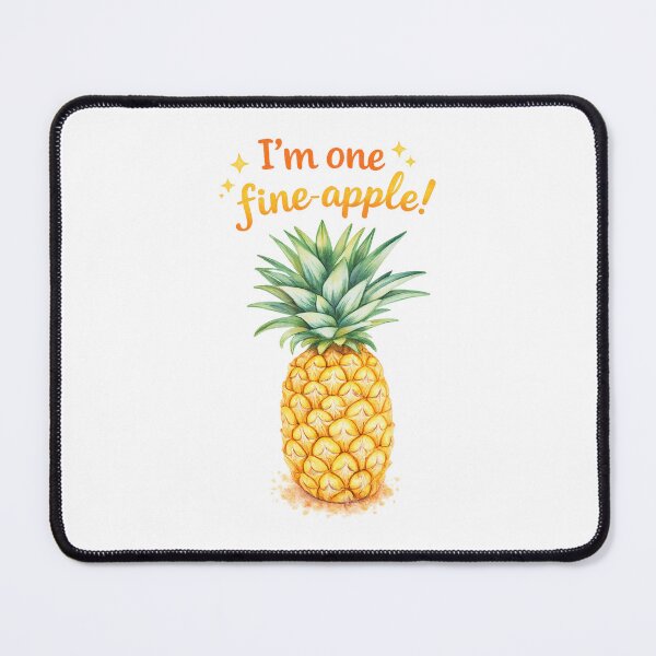 Item preview, Cute Pineapple Watercolor Illustration Kawaii Fruit Art designed and sold by Sommium .