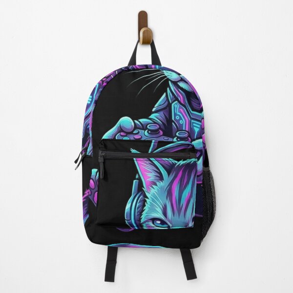 Item preview, Funny Cyberpunk Cat Gamer Teen Boy Video Gaming for Men Kids designed and sold by NaomiTankersly.