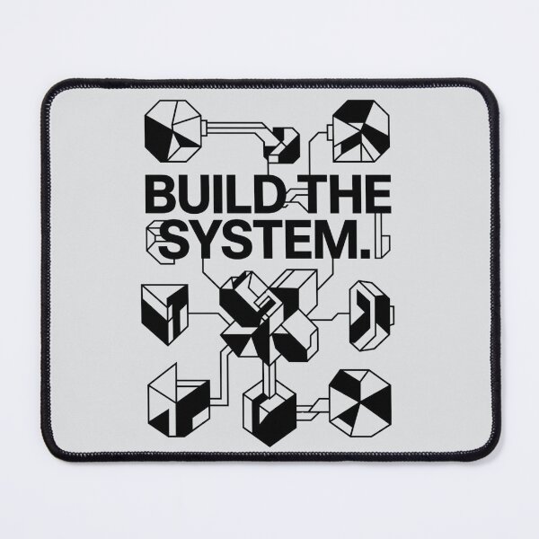 Item preview, Build the System Software Engineer Systems Thinking Design designed and sold by Amr Darwish Graphic designer.