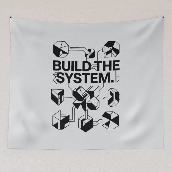 Item preview, Build the System Software Engineer Systems Thinking Design designed and sold by Amr Darwish Graphic designer.