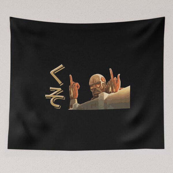 Item preview, Colossal Titan Attack on Titan Finger Up Anime Manga designed and sold by StevenTa601095.