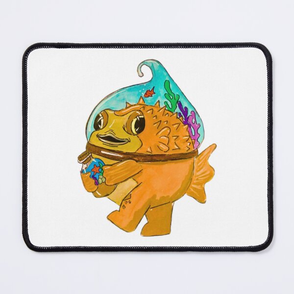 Item preview, Pufferfish Diver Cute Underwater Sci Fi Helmet Graphic designed and sold by Prismartlife.