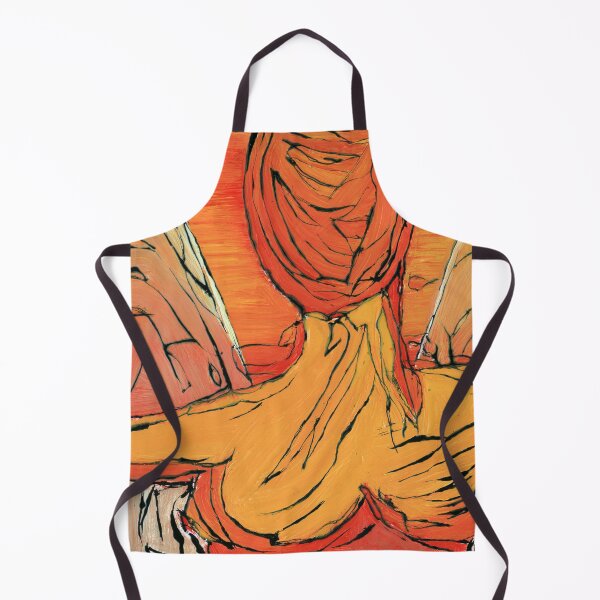 Item preview, Expressive Angel Figure Sunset Wings Painting designed and sold by Dwaalhaas.com.