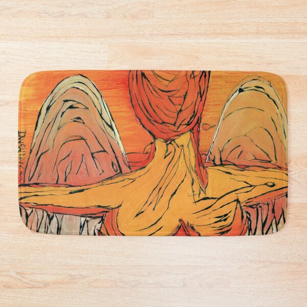 Item preview, Expressive Angel Figure Sunset Wings Painting designed and sold by Dwaalhaas.com.