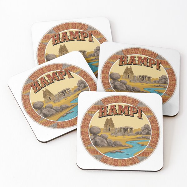Item preview, Hampi Ruins India Sticker designed and sold by Imaginarium of Chaos falcon88 .