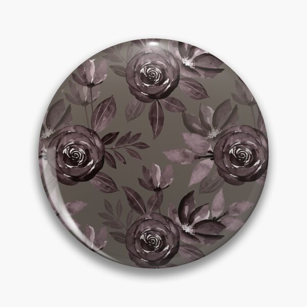 Item preview, Gothic Dark Rose Seamless Pattern on Charcoal Taupe designed and sold by ​Jyoti Digital Artist.