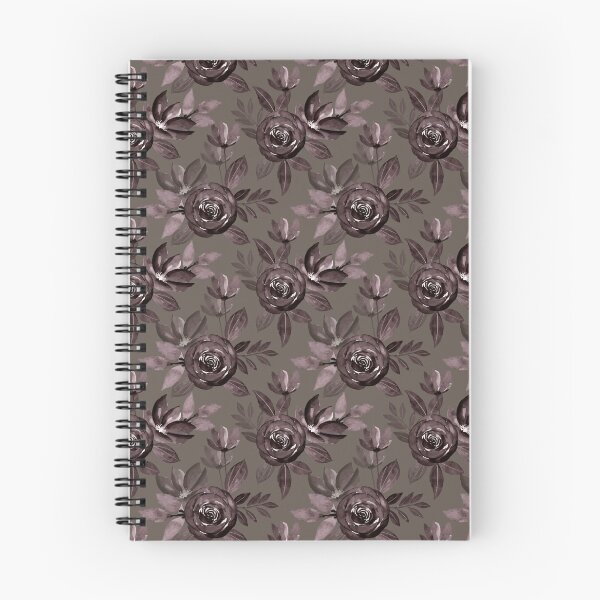 Item preview, Gothic Dark Rose Seamless Pattern on Charcoal Taupe designed and sold by ​Jyoti Digital Artist.
