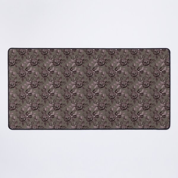 Item preview, Gothic Dark Rose Seamless Pattern on Charcoal Taupe designed and sold by Jyoti Digital Artist.