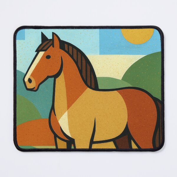 Item preview, Belgian Horse - a Geometric illustration. designed and sold by GalleryKauffeld.