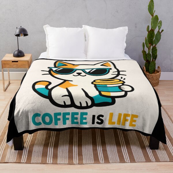 Item preview, Cat -Cozy Mornings designed and sold by NB-Artmagic.