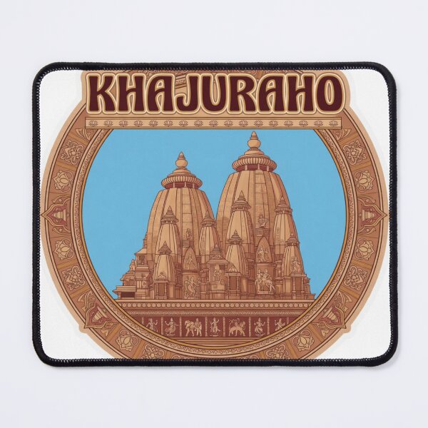 Item preview, Khajuraho Temple India Sticker designed and sold by Imaginarium of Chaos falcon88 .