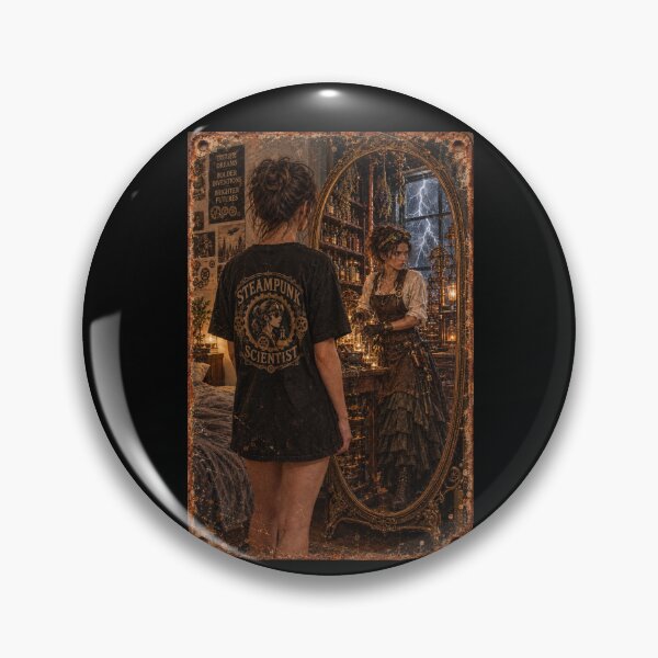 Item preview, Reflections: Steampunk Scientist designed and sold by halibutgoatramb.