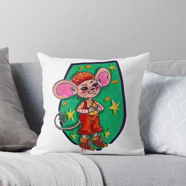 Item preview, Cheese Mouse Cute Kawaii Rodent Moon Art designed and sold by Prismartlife.