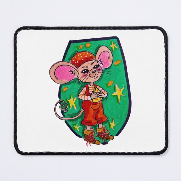 Item preview, Cheese Mouse Cute Kawaii Rodent Moon Art designed and sold by Prismartlife.