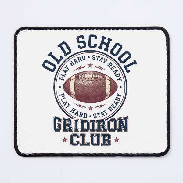 Item preview, Old School Gridiron Club Retro Football Circle Badge designed and sold by @SHINTOSARTSTORE.