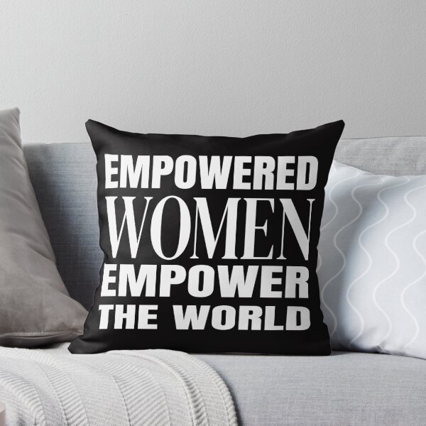 Item preview, Empowered Women Empower The World | Women Empowerment Feminist Quote | Bold Typography designed and sold by Velora Printss.