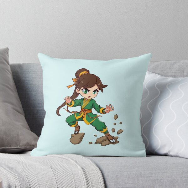 Item preview, Avatar Airbender Cute Chibi Earth Bender Warrior Art designed and sold by Fine-Arts-Lab.