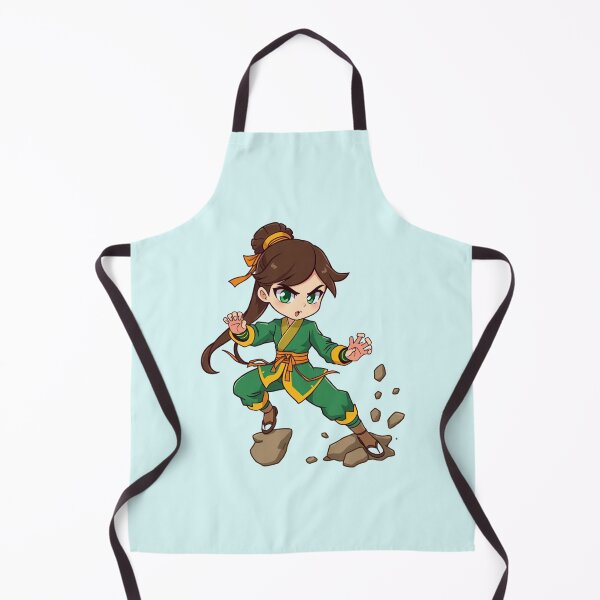 Item preview, Avatar Airbender Cute Chibi Earth Bender Warrior Art designed and sold by Fine-Arts-Lab.