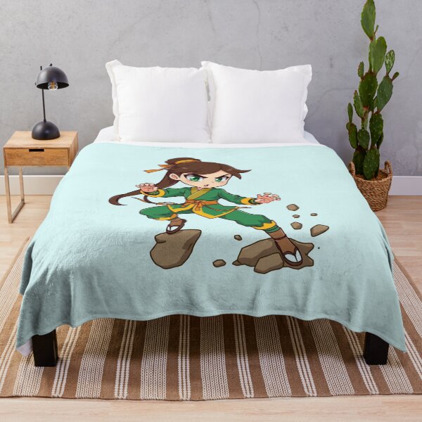 Item preview, Avatar Airbender Cute Chibi Earth Bender Warrior Art designed and sold by Fine-Arts-Lab.