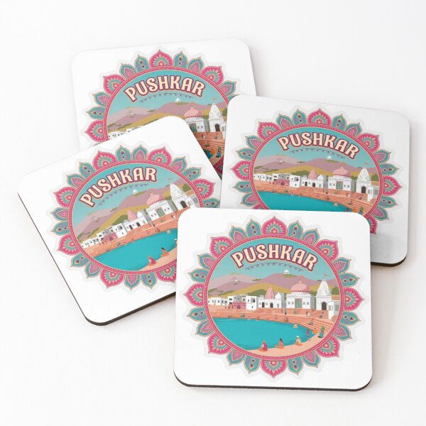 Item preview, Pushkar Lake India Sticker designed and sold by Imaginarium of Chaos falcon88 .