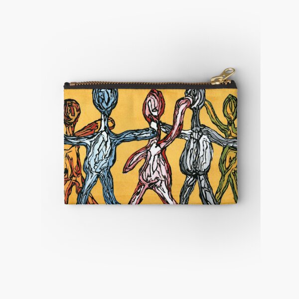 Item preview, United Figures in a Chain Expressive Painting designed and sold by Dwaalhaas.com.
