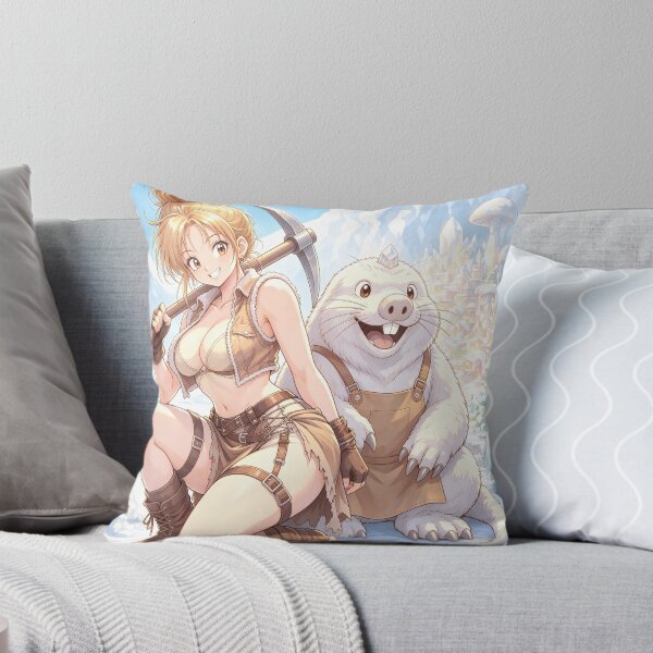 Item preview, Retro-style anime girl, Snow and Mole designed and sold by EduMaru.