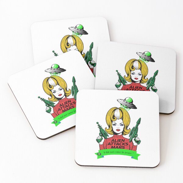 Aperçu de l'œuvre Martienne de Mars Attacks créée et vendue par creepyprints.