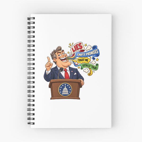 Item preview, Politician Lies – Empty Promises Political Satire designed and sold by taspaul.