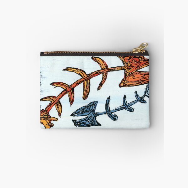Item preview, Expressive Fish Bones Dual Skeleton Painting designed and sold by Dwaalhaas.com.