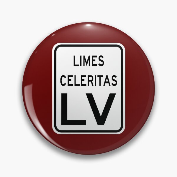Item preview, Speed Limit 55 MPH in Latin: Limes Celeritas LV designed and sold by Karate Octopus.