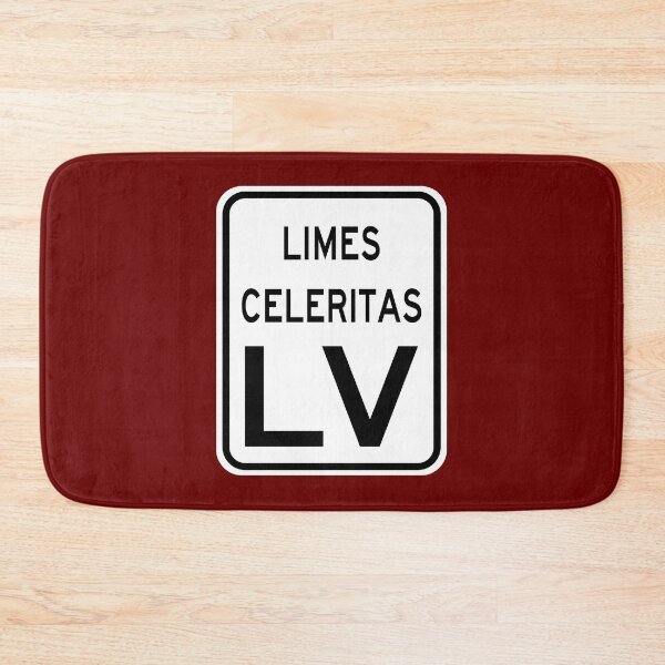 Item preview, Speed Limit 55 MPH in Latin: Limes Celeritas LV designed and sold by Karate Octopus.