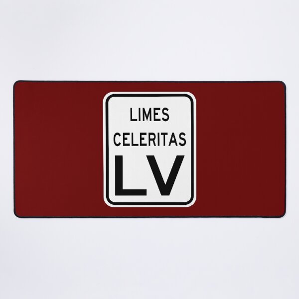 Item preview, Speed Limit 55 MPH in Latin: Limes Celeritas LV designed and sold by Karate Octopus.