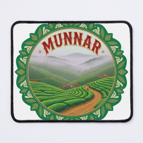Item preview, Munnar Tea Hills Sticker designed and sold by Imaginarium of Chaos falcon88 .