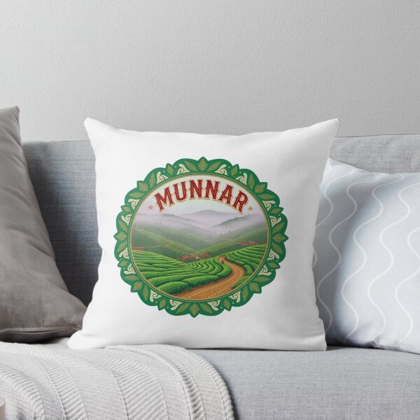 Item preview, Munnar Tea Hills Sticker designed and sold by Imaginarium of Chaos falcon88 .