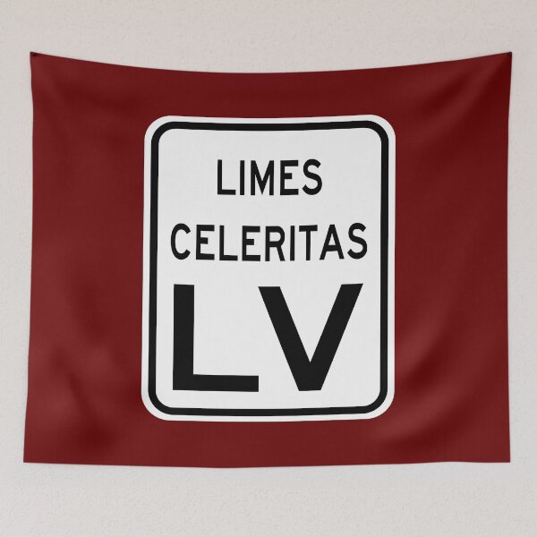 Item preview, Speed Limit 55 MPH in Latin: Limes Celeritas LV designed and sold by Karate Octopus.