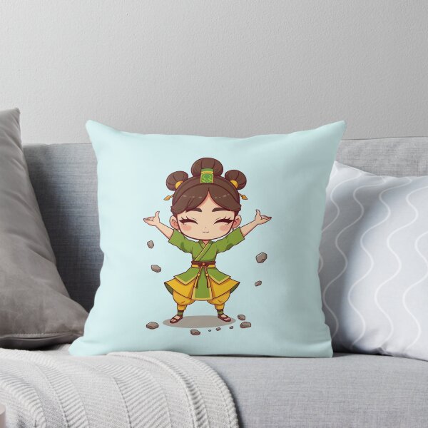 Item preview, Avatar Airbender Happy Chibi Earth Kingdom Girl Art designed and sold by Fine-Arts-Lab.