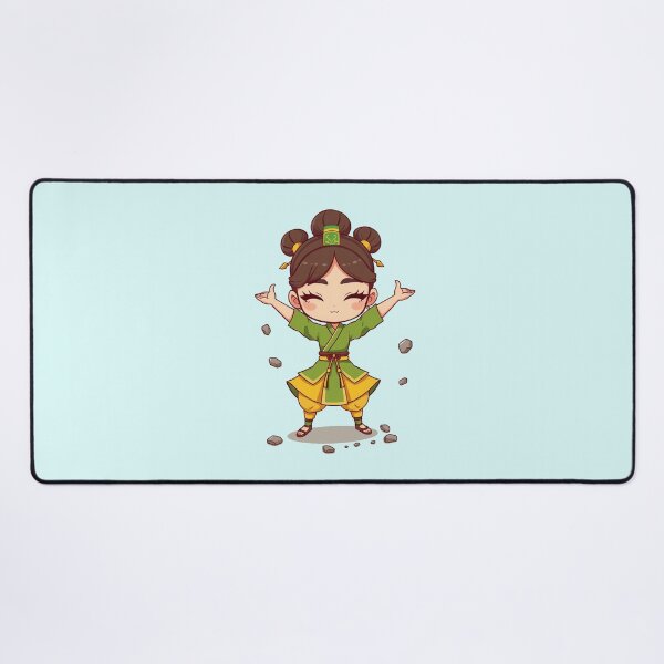 Item preview, Avatar Airbender Happy Chibi Earth Kingdom Girl Art designed and sold by Fine-Arts-Lab.