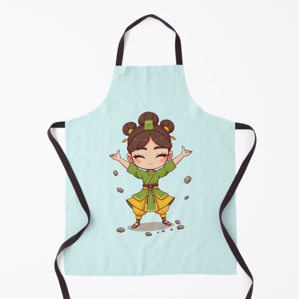 Item preview, Avatar Airbender Happy Chibi Earth Kingdom Girl Art designed and sold by Fine-Arts-Lab.