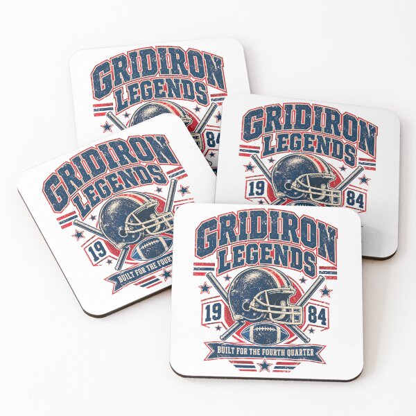 Item preview, Gridiron Legends Retro Football Helmet Fourth Quarter Design designed and sold by @SHINTOSARTSTORE.