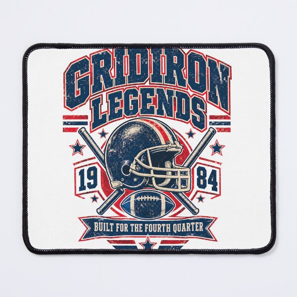 Item preview, Gridiron Legends Retro Football Helmet Fourth Quarter Design designed and sold by @SHINTOSARTSTORE.