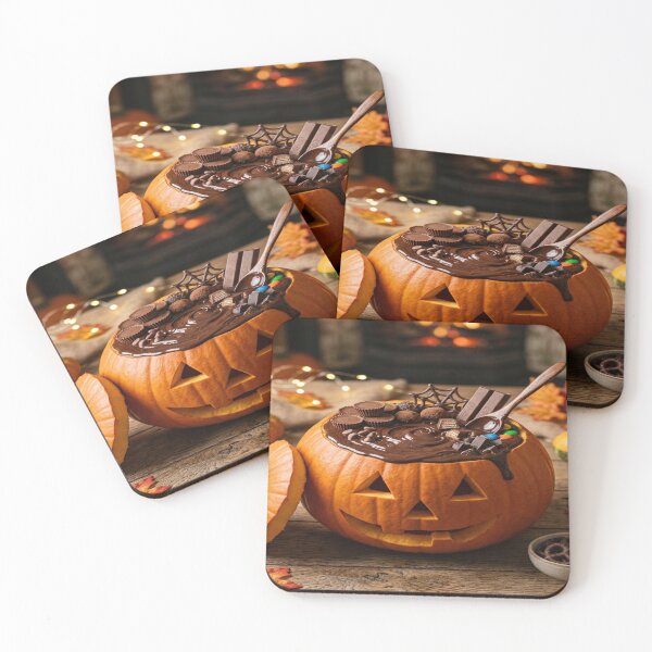 Item preview, Jack-o'-lantern overflowing with chocolate treats. designed and sold by Solomon-Ent-144.