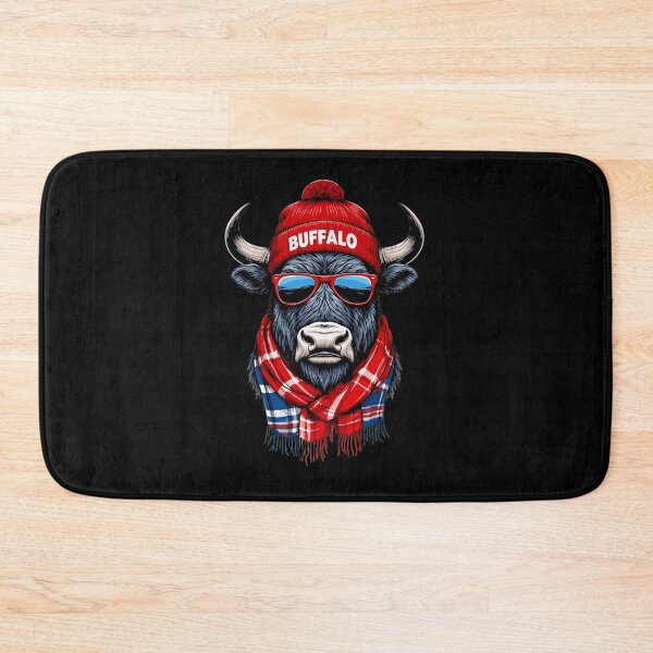 Item preview, Cool Buffalo Bull Winter Scarf Sunglasses Hat designed and sold by TaylorJo632106.