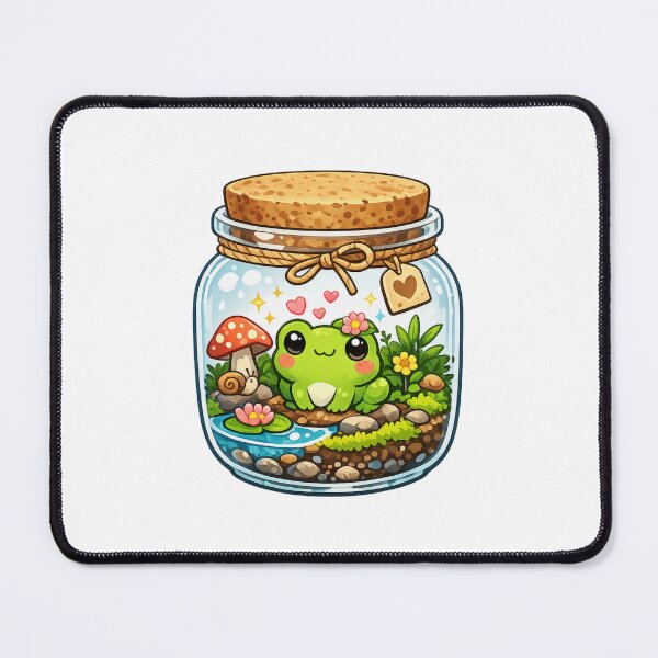 Item preview, Kawaii Frog Terrarium designed and sold by Sommium .