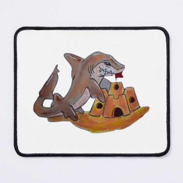 Item preview, Sandcastle Shark Cute Funny Summer Beach Graphic designed and sold by Prismartlife.