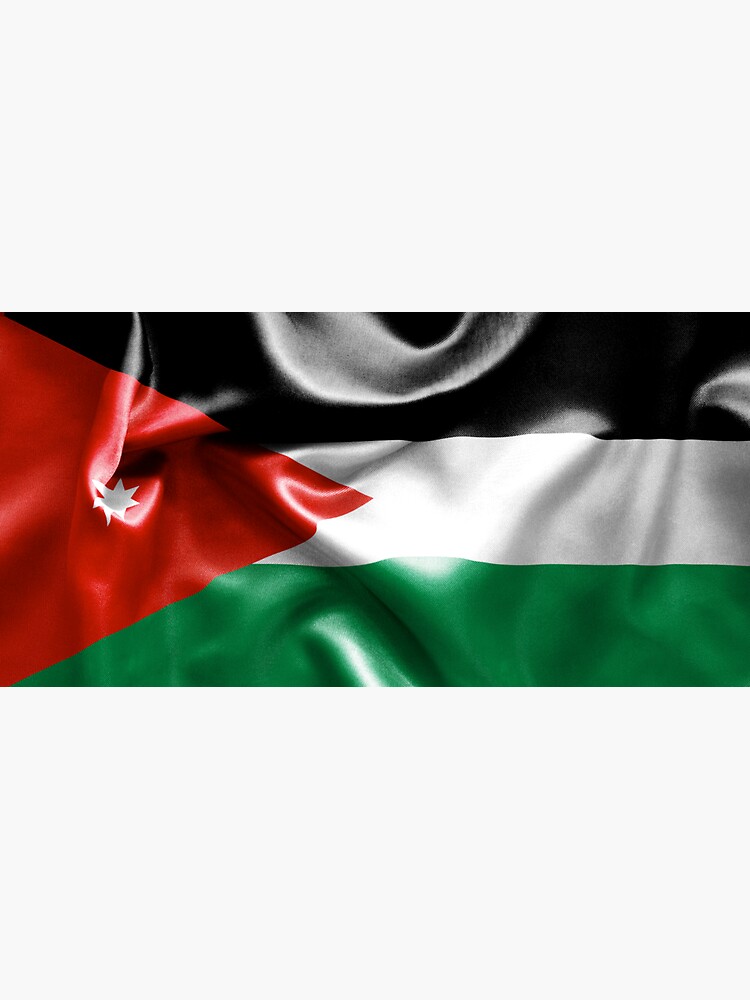 "Jordan Flag" Sticker for Sale by MarkUK97 Redbubble