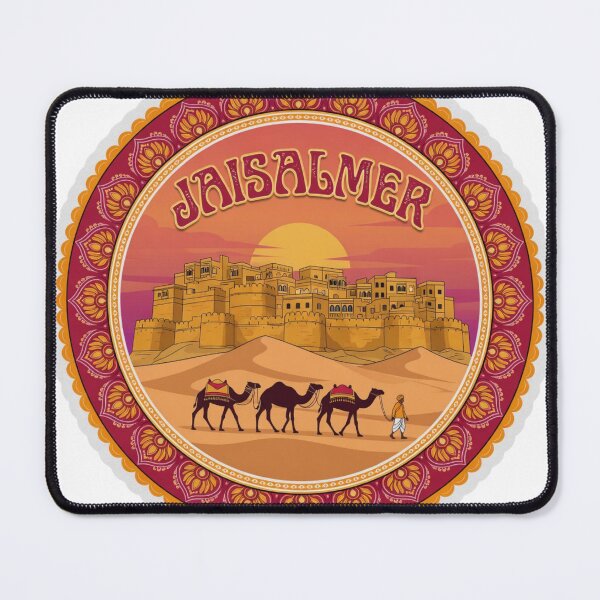 Item preview, Jaisalmer Fort India Sticker designed and sold by Imaginarium of Chaos falcon88 .
