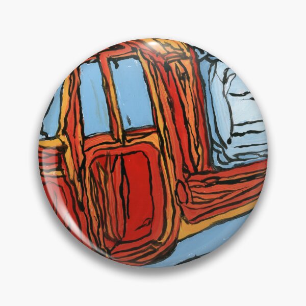Item preview, Vintage Piaggio Vespa Ape Car Expressive Painting designed and sold by Dwaalhaas.com.
