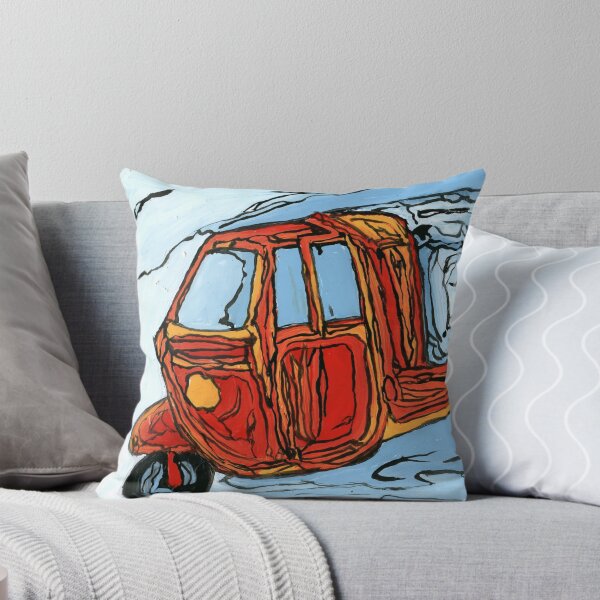 Item preview, Vintage Piaggio Vespa Ape Car Expressive Painting designed and sold by Dwaalhaas.com.