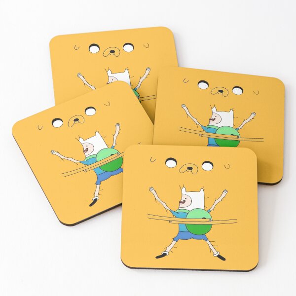 Item preview, Adventure Time Jake the Dog and Finn Friend Hug designed and sold by kyokyyosei.
