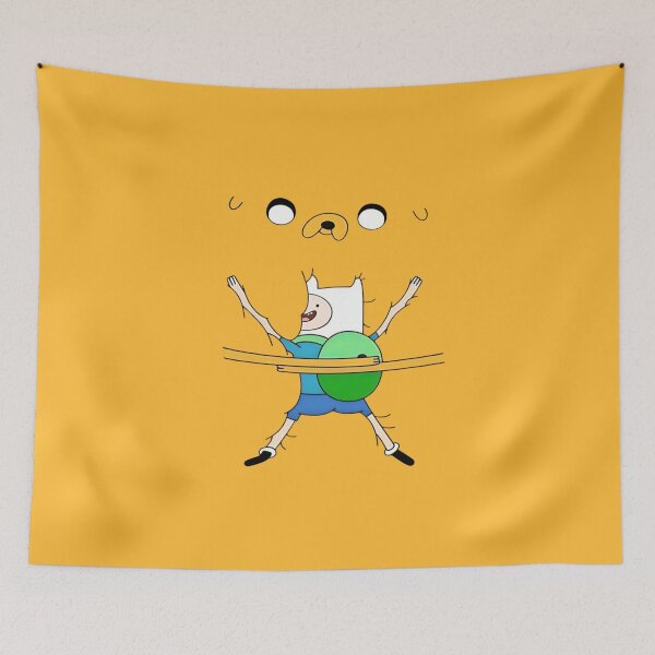 Item preview, Adventure Time Jake the Dog and Finn Friend Hug designed and sold by kyokyyosei.